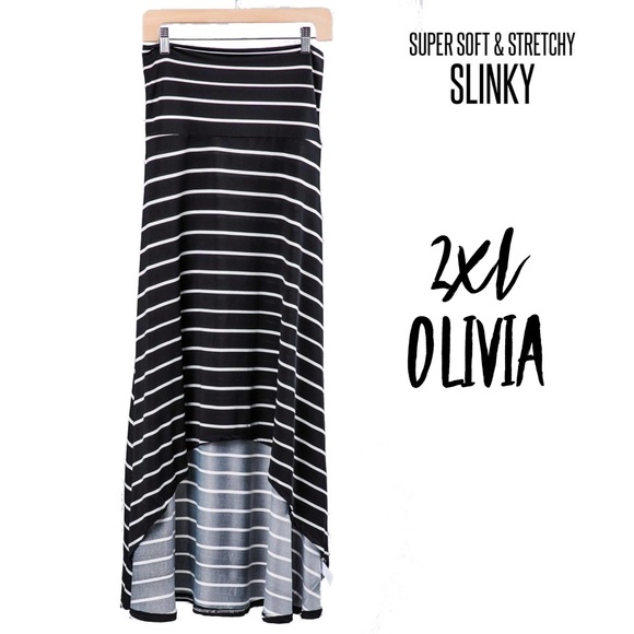 LuLaRoe Dresses & Skirts - Olivia High-Low Maxi Skirt NEW WITH TAGS